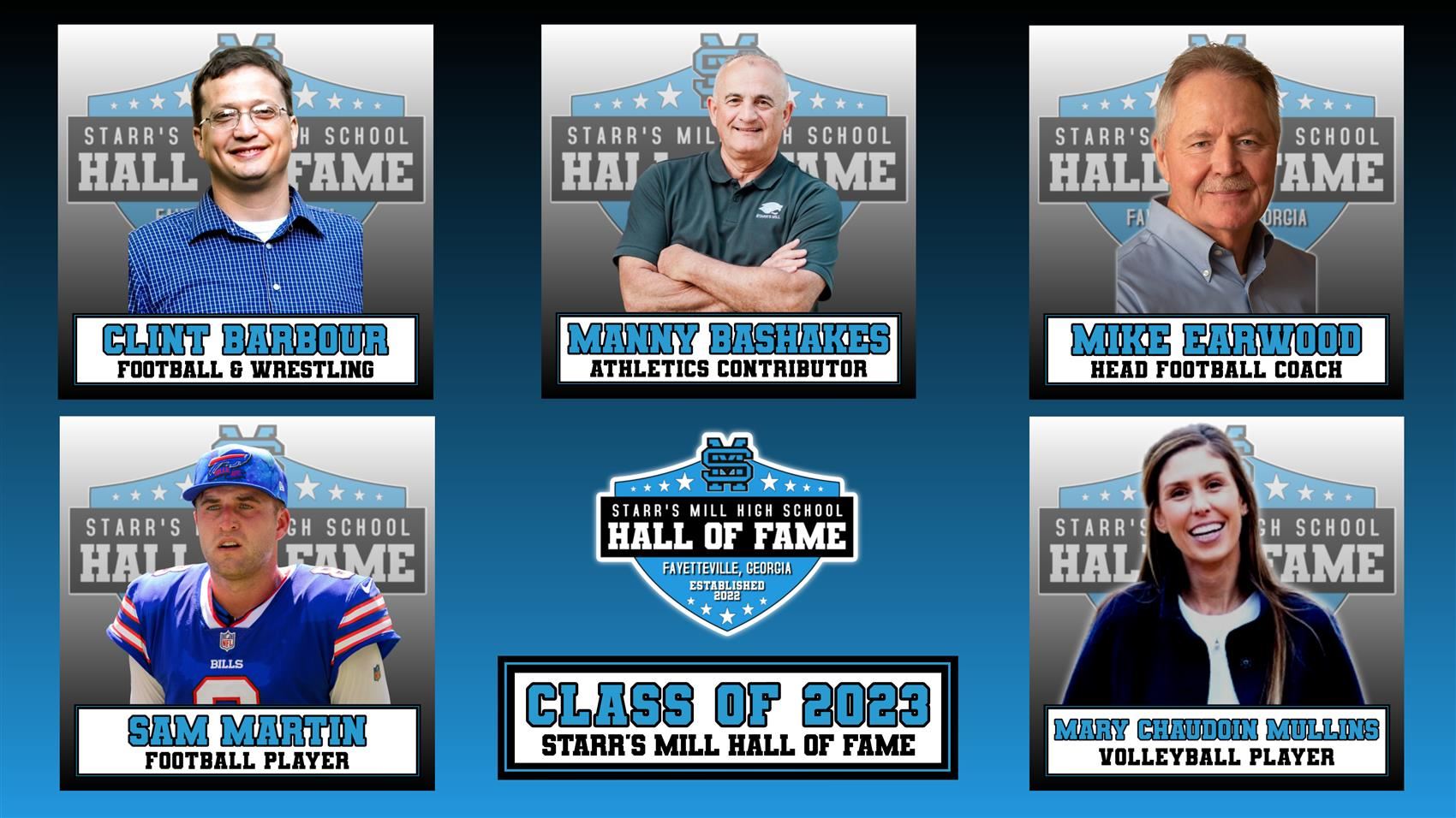 Class of 2023 Starr's Mill Hall of Fame